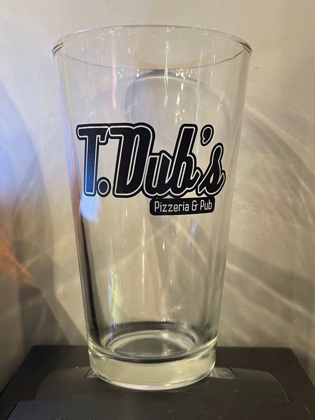 T.Dub's Pizzeria & Pub Pint Glass